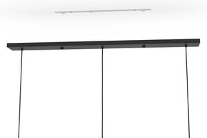 Eglo 390133 - Lampadario a sospensione con filo PETROSA 3xE27/40W/230V nero