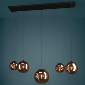 Eglo 390388 - Lampadario a sospensione con filo CORDOBA 5xE27/40W/230V rame
