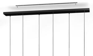 Eglo 390126 - Lampadario a sospensione con filo BASIDANO 6xE27/40W/230V nero