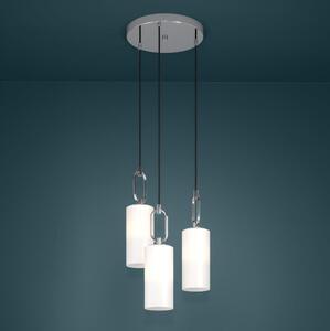 Eglo 390128 - Lampadario a sospensione con filo MAJANA 3xE27/40W/230V cromo lucido