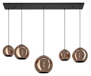 Eglo 390388 - Lampadario a sospensione con filo CORDOBA 5xE27/40W/230V rame