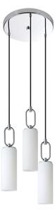 Eglo 390128 - Lampadario a sospensione con filo MAJANA 3xE27/40W/230V cromo lucido