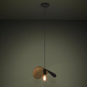 Eglo 390392 - Lampadario a sospensione con filo SACEDA 1xE27/40W/230V 41 cm nero/oro