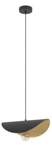 Eglo 390392 - Lampadario a sospensione con filo SACEDA 1xE27/40W/230V 41 cm nero/oro