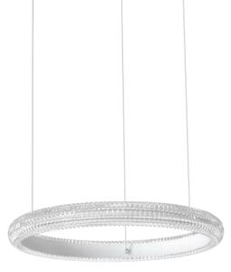 Ideal Lux - Lampadario LED a sospensione con filo MIRACLE LED/25W/230V diametro 40 cm CRI 90 cromo opaco