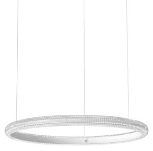 Ideal Lux - Lampadario LED a sospensione con filo MIRACLE LED/37W/230V diametro 60 cm CRI 90 cromo opaco