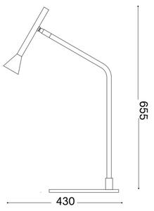Ideal Lux - Lampada da tavolo LED dimmerabile DIESIS LED/6,5W/230V CRI 90 oro