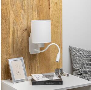 Brilagi - LED Lampada flessibile da muro NUBILA 1xE27/25W/230V + LED/3W bianco