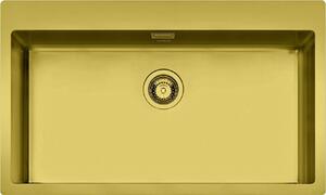Apell MEM76GP Lavello Vasca 760x505mm sottotop Gold