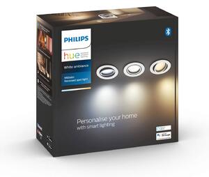 Philips Hue Milliskin spot LED inc 3x tondo bianco