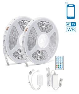 Aigostar - Striscia LED RGBW dimmerabile LED/48W/12V 2x7,5 m Wi-Fi