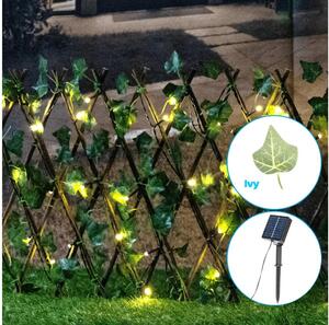 Aigostar - decorazione solare a LED 56xLED/2x0,4m IP65 bianco caldo ivy