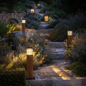 Les Jardins Lampione LED solare Tekura, Duratek grigio/grigio