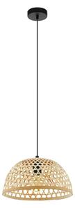 Eglo 55695 - Lampadario a sospensione con filo CLAVERDON 1xE27/40W/230V diametro 37 cm beige