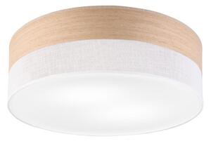Plafoniera SIRJA WOOD 2xE27/15W/230V diametro 45 cm bianco/quercia