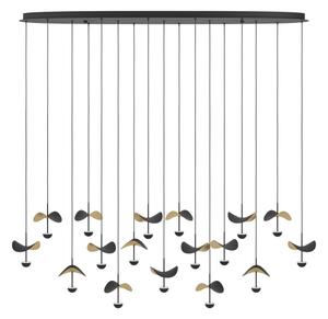 Eglo 390343 - Lampadario a sospensione con filo LED dimmerabile DRACERA 17xLED/2,3W/230V 3000K