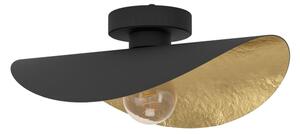Eglo 390391 - Plafoniera SACEDA 1xE27/40W/230V nero/oro
