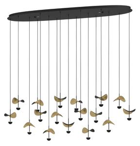 Eglo 390343 - Lampadario a sospensione con filo LED dimmerabile DRACERA 17xLED/2,3W/230V 3000K