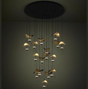 Eglo 390341 - Lampadario a sospensione con filo LED dimmerabile DRACERA 17xLED/2,3W/230V diametro 78 cm