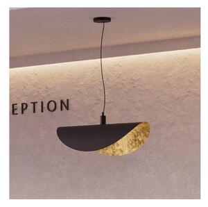 Eglo 390429 - Lampadario a sospensione con filo SACEDA 1xE27/40W/230V 80 cm nero/oro