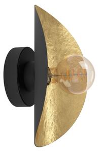 Eglo 390394 - Applique SACEDA 1xE27/40W/230V nero/oro