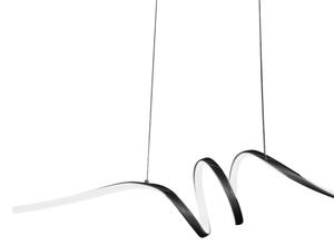 Lampadario LED a sospensione con filo LOOP LED/28W/230V nero