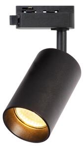 Faretto per sistema ferroviario monofase PIPE 1xGU10/10W/230V nero