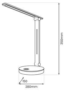 LED RGBW Lampada da tavolo BRUNO LED/5W/5V 3000/4500/6000K nero