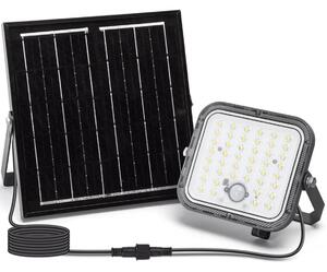Aigostar - Proiettore solare LED dimmerabile con sensore LED/80W/3,4V IP66 + telecomando