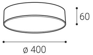 LED2 - Plafoniera LED MONO LED/30W/230V 3000K/4000K nero