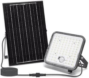 Aigostar - Proiettore solare LED dimmerabile con sensore LED/120W/3,4V IP66 + telecomando