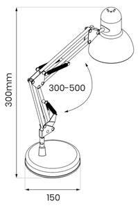 Lampada da tavolo NEXA 1xE27/60W/230V nero