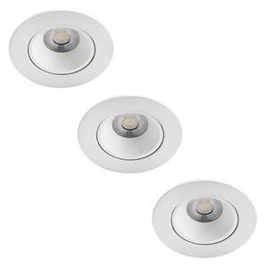 Philips - SET 3x LED Lampada da bagno dimmerabile ABROS LED/9W/230V IP44