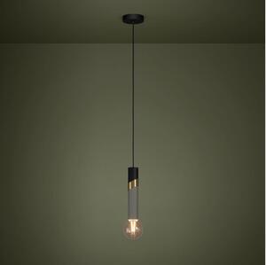 Eglo 39935 - Lampadario a sospensione con filo CEDRAL 1xE27/40W/230V nero/oro