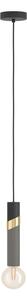 Eglo 39935 - Lampadario a sospensione con filo CEDRAL 1xE27/40W/230V nero/oro