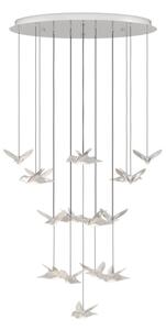 Eglo 390402 - Lampadario a sospensione con filo LED dimmerabile PARATEBUENO 17xLED/3W/230V cromo
