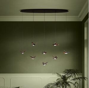 Eglo 390055 - Lampadario a sospensione con filo LED dimmerabile PARATEBUENO 8xLED/4,2W/230V nero