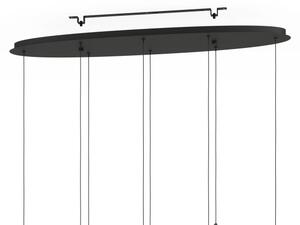Eglo 390055 - Lampadario a sospensione con filo LED dimmerabile PARATEBUENO 8xLED/4,2W/230V nero