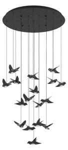 Eglo 390352 - Lampadario a sospensione con filo LED dimmerabile PARATEBUENO 17xLED/3W/230V nero