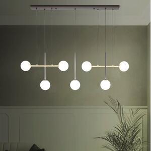 Eglo 390178 - Lampadario a sospensione con filo PAZ 7xE14/40W/230V oro/nero