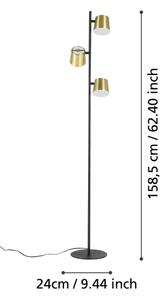 Eglo 39987 - Lampada LED da terra ALTAMIRA 3xGU10/4,6W/230V 3000K oro