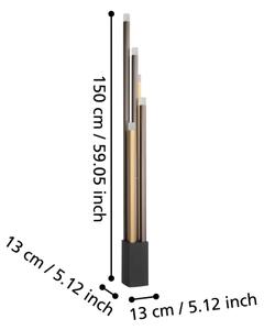 Eglo 39908 - Lampada da terra dimmerabile a LED ESTANTERIOS 5xLED/3,7W/230V 3000K