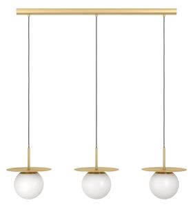 Eglo 39953 - Lampadario a sospensione con filo ARENALES 3xE27/40W/230V oro