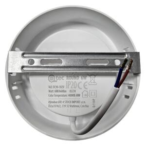 Plafoniera LED ROUND LED/6W/230V 4000K diametro 12,1 cm bianco