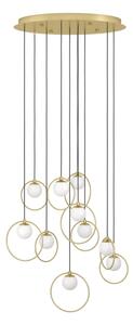 Eglo 390345 - Lampadario a sospensione con filo LED dimmerabile PORTOCOLOM 10xLED/3W/230V diametro 58 cm