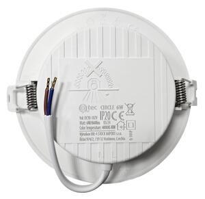 Lampada LED da incasso CIRCLE LED/6W/230V 4000K diametro 12 cm bianco