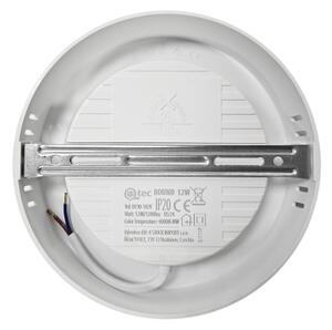 Plafoniera LED ROUND LED/12W/230V 4000K diametro 16,7 cm bianco