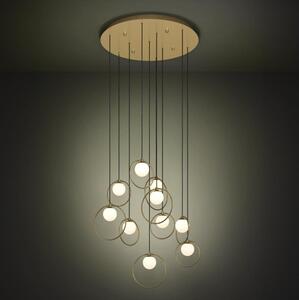 Eglo 390345 - Lampadario a sospensione con filo LED dimmerabile PORTOCOLOM 10xLED/3W/230V diametro 58 cm
