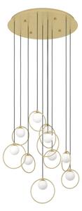 Eglo 390345 - Lampadario a sospensione con filo LED dimmerabile PORTOCOLOM 10xLED/3W/230V diametro 58 cm