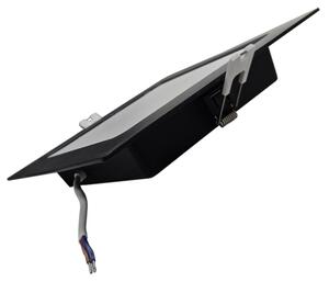 Lampada LED da incasso SQUARE LED/12W/230V 4000K 17x17 cm nero